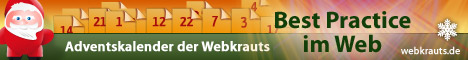 Adventskalender der Webkrauts